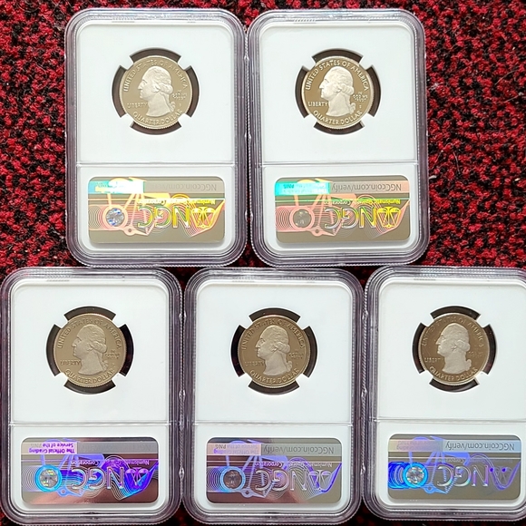 2020-S 25C CLAD EARLY RELEASES NGC PF70 ULTRA CAMEO Set - Picture 2 of 2